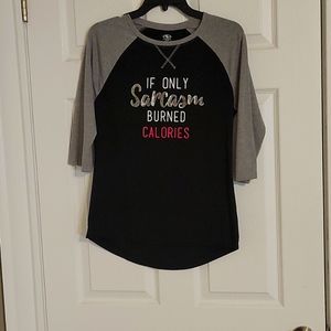 Black & gray Athletic (m) shirt